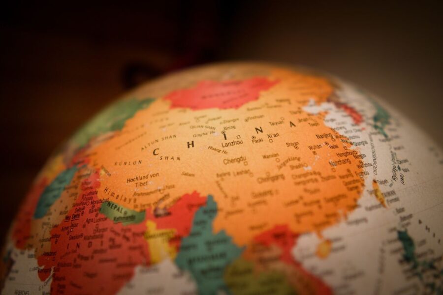 China on globus