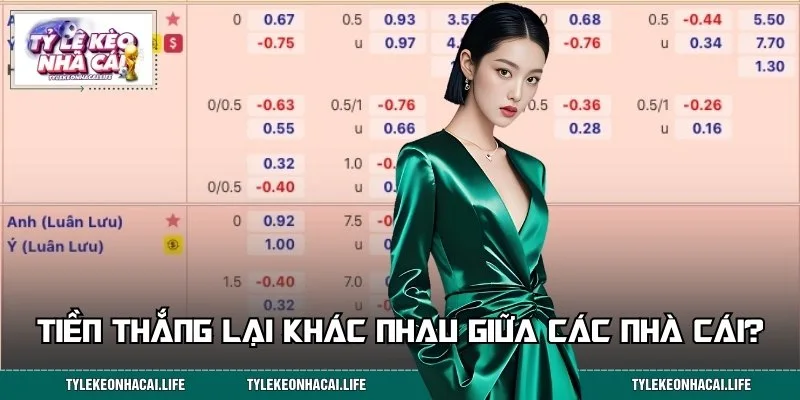 Tỷ lệ thưởng khác nhau tùy vào chính sách của từng nhà cái